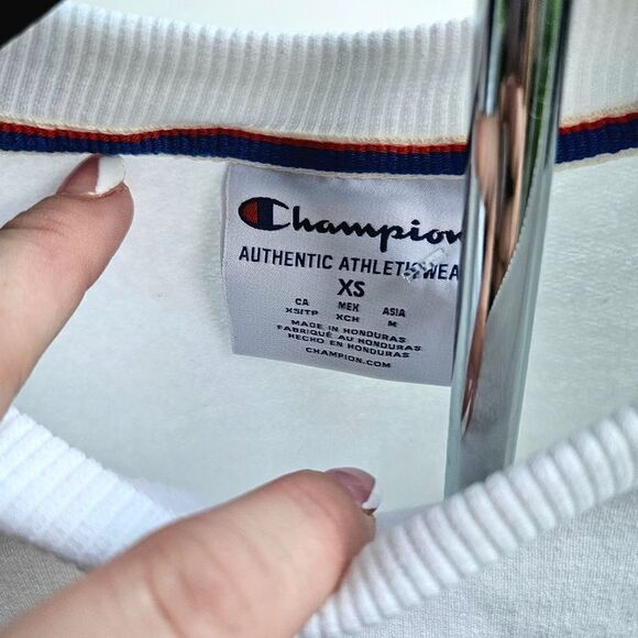 Champion Powerblend BF Graphic Crew women's sweatshirt NEW W TAGS XS - Picture 14 of 14